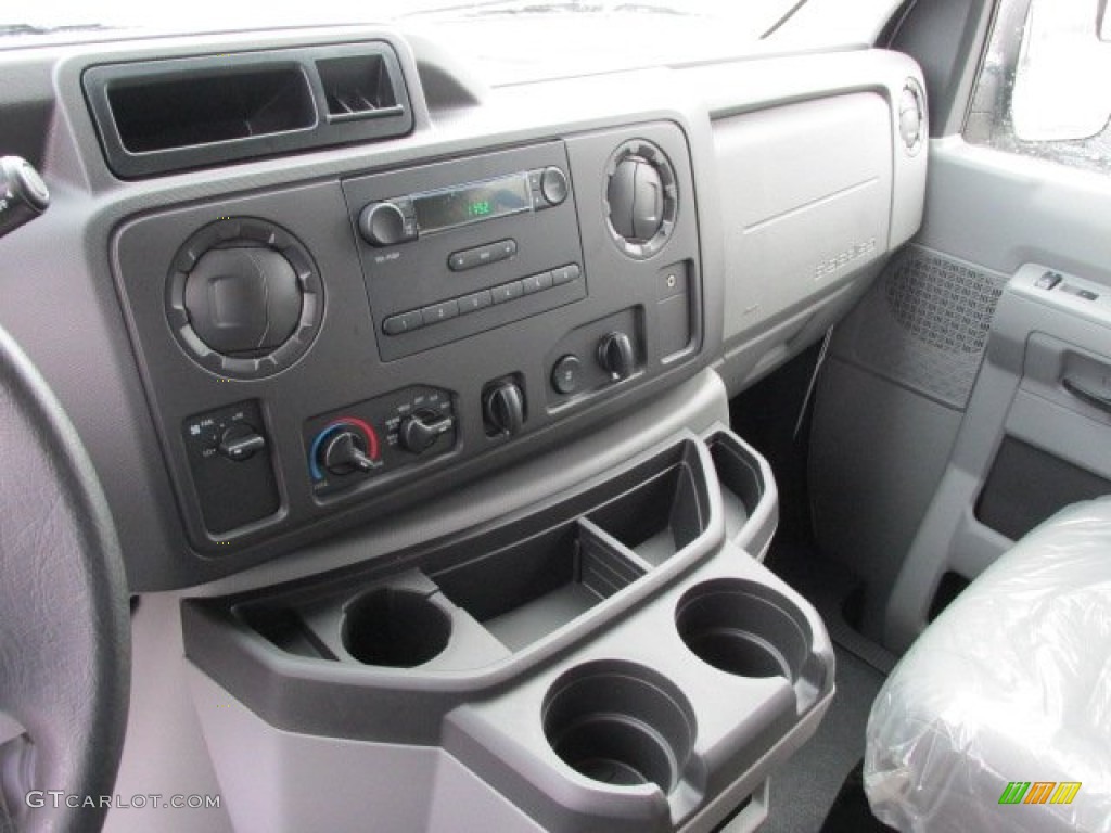 2013 Ford E Series Van E350 Cargo Medium Flint Dashboard Photo #75848916