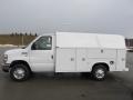 Oxford White - E Series Cutaway E350 Commercial Utility Truck Photo No. 11