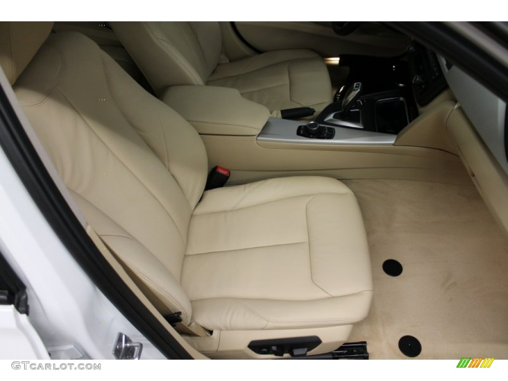 2013 3 Series 328i xDrive Sedan - Alpine White / Venetian Beige photo #10