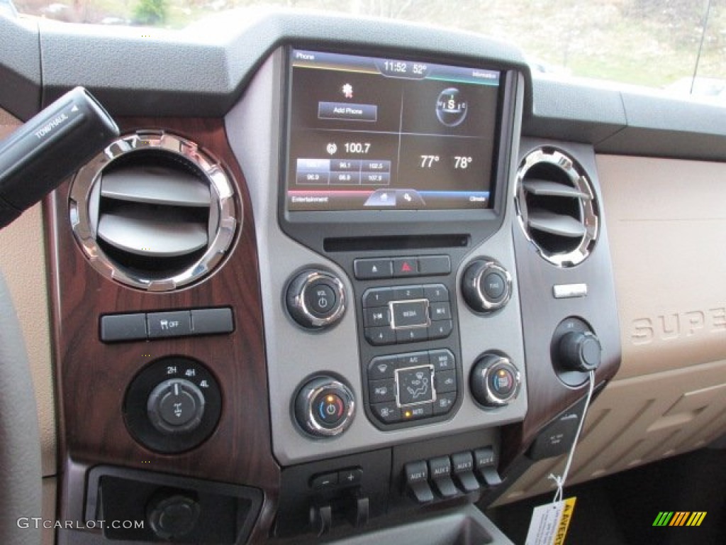 2013 Ford F350 Super Duty Lariat Crew Cab 4x4 Controls Photo #75849784