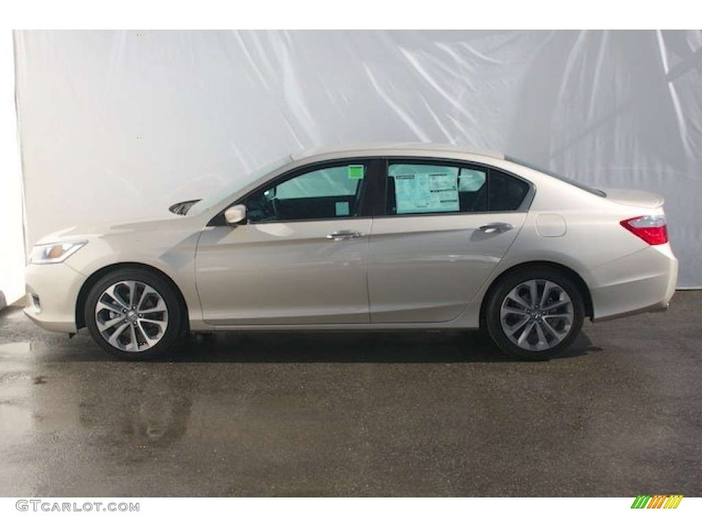 Champagne Frost Pearl 2013 Honda Accord Sport Sedan Exterior Photo #75850098