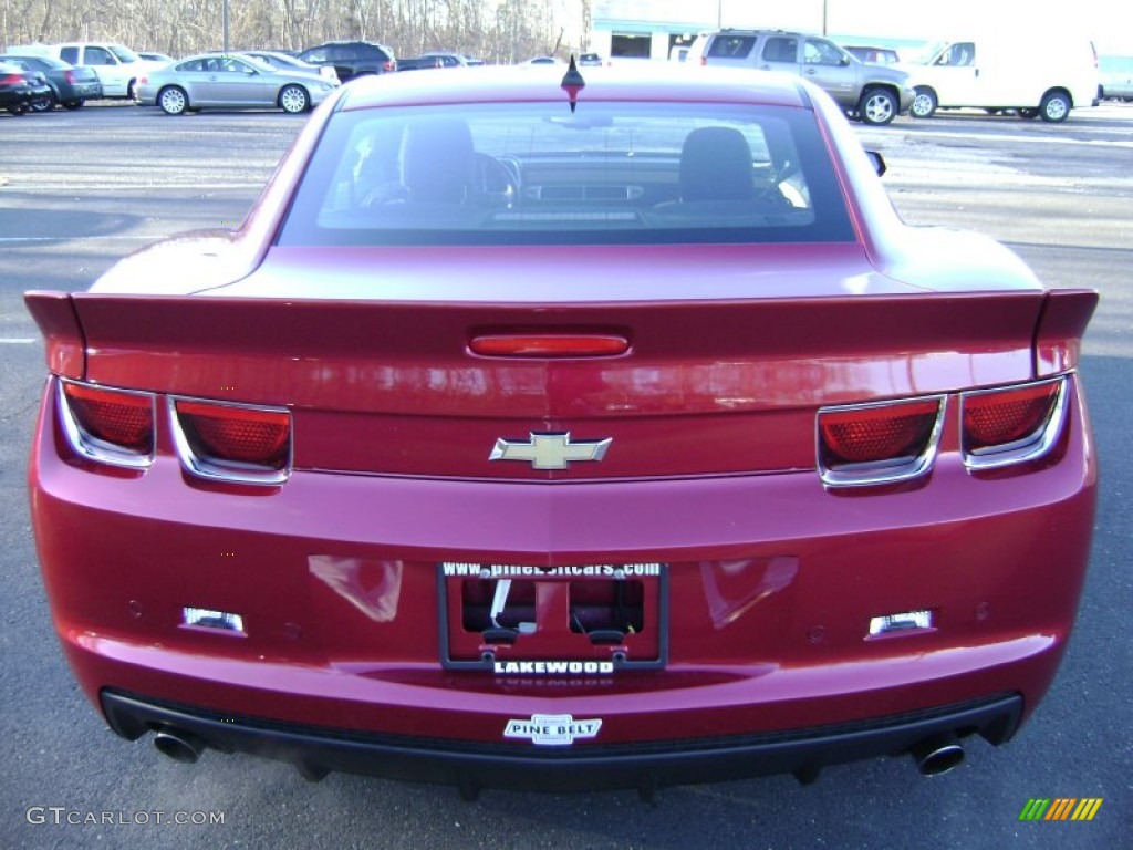 2012 Camaro LT Coupe - Crystal Red Tintcoat / Beige photo #6