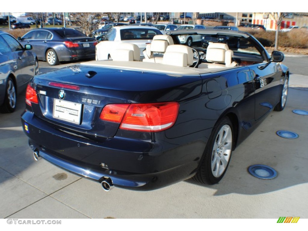 2010 3 Series 335i Convertible - Monaco Blue Metallic / Cream Beige photo #20