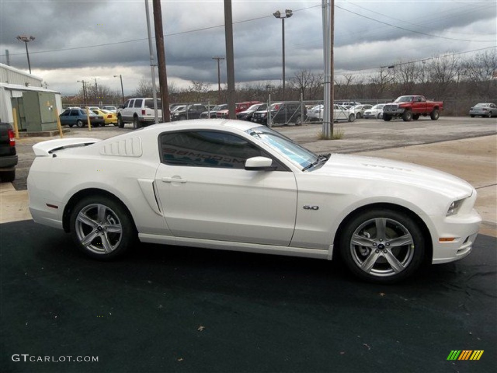 2013 Mustang GT Premium Coupe - Performance White / Charcoal Black photo #5
