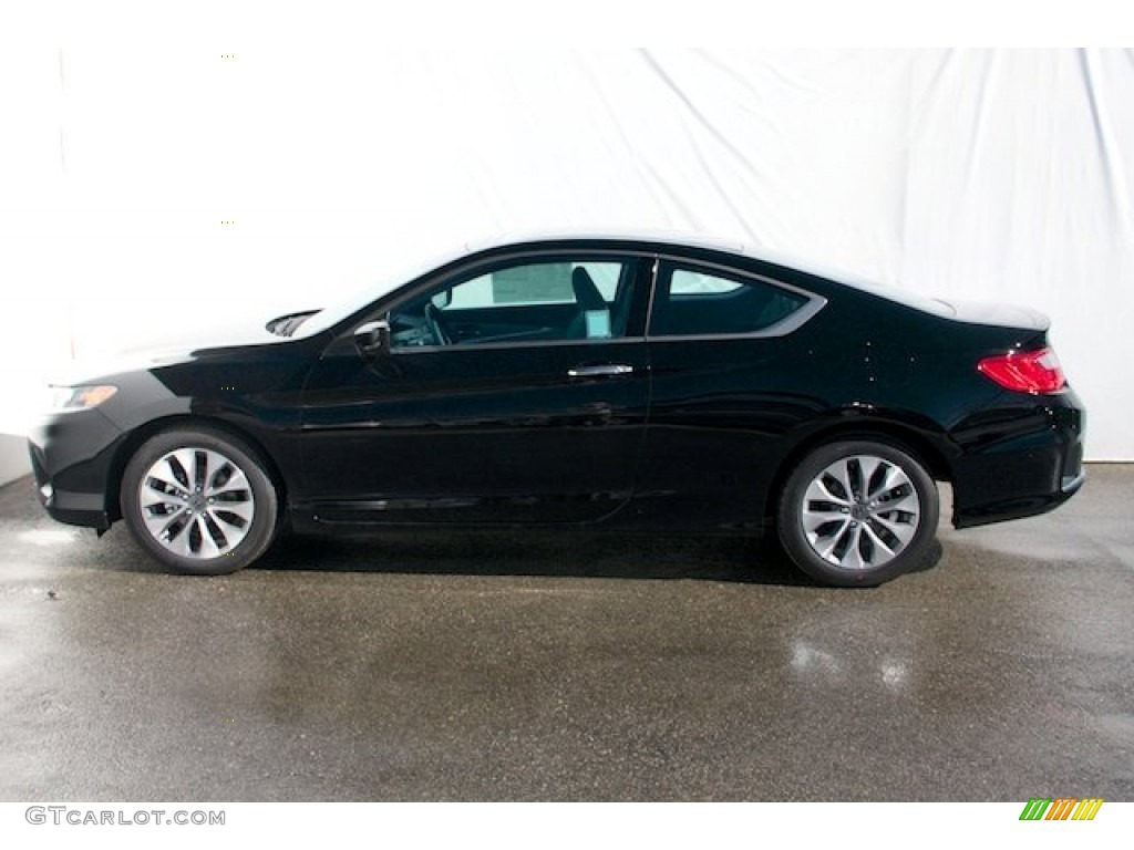 2013 Accord LX-S Coupe - Crystal Black Pearl / Black/Ivory photo #4