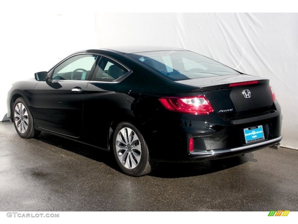 2013 Accord LX-S Coupe - Crystal Black Pearl / Black/Ivory photo #5