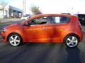 2012 Inferno Orange Metallic Chevrolet Sonic LTZ Hatch  photo #9