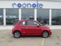 2012 Rosso Brillante (Red) Fiat 500 Lounge  photo #3