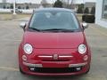 2012 Rosso Brillante (Red) Fiat 500 Lounge  photo #4