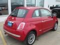 2012 Rosso Brillante (Red) Fiat 500 Lounge  photo #10