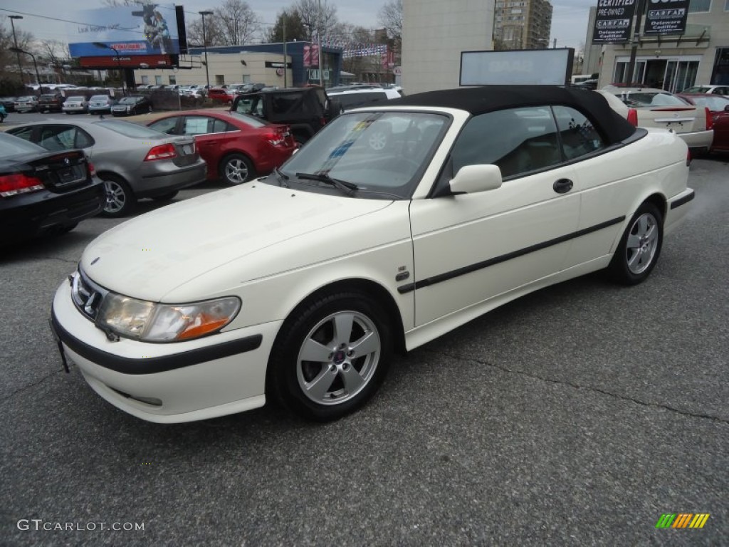 Polar White 2002 Saab 9-3 SE Convertible Exterior Photo #75853979