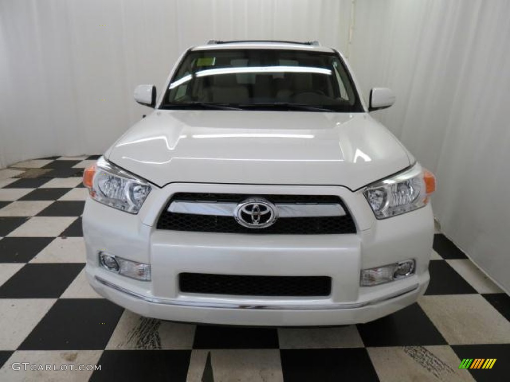 2013 4Runner Limited 4x4 - Blizzard White Pearl / Sand Beige Leather photo #2