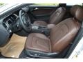 Chestnut Brown Front Seat Photo for 2013 Audi A5 #75855353