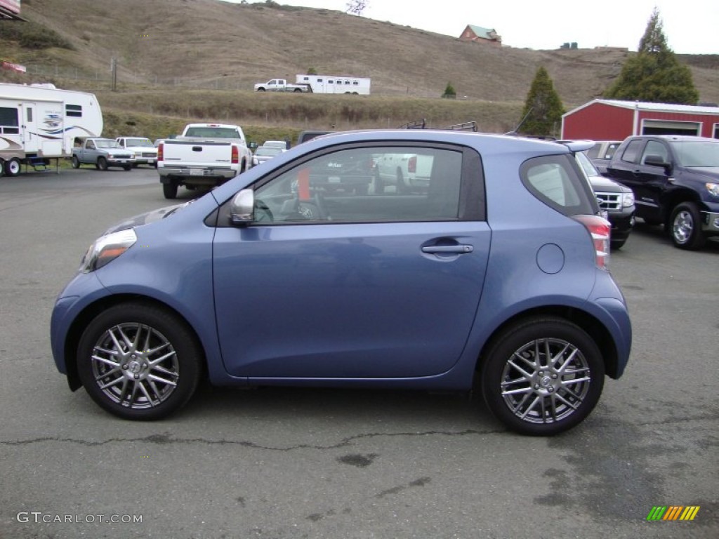 Pacific Blue Metallic 2012 Scion iQ Standard iQ Model Exterior Photo #75855453