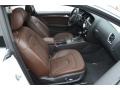 Chestnut Brown Front Seat Photo for 2013 Audi A5 #75855523