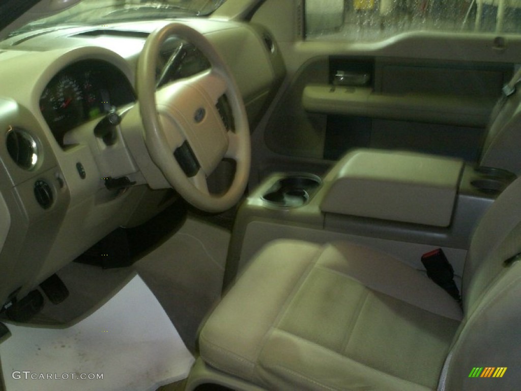 2004 F150 XLT SuperCab 4x4 - Medium Wedgewood Blue Metallic / Tan photo #12
