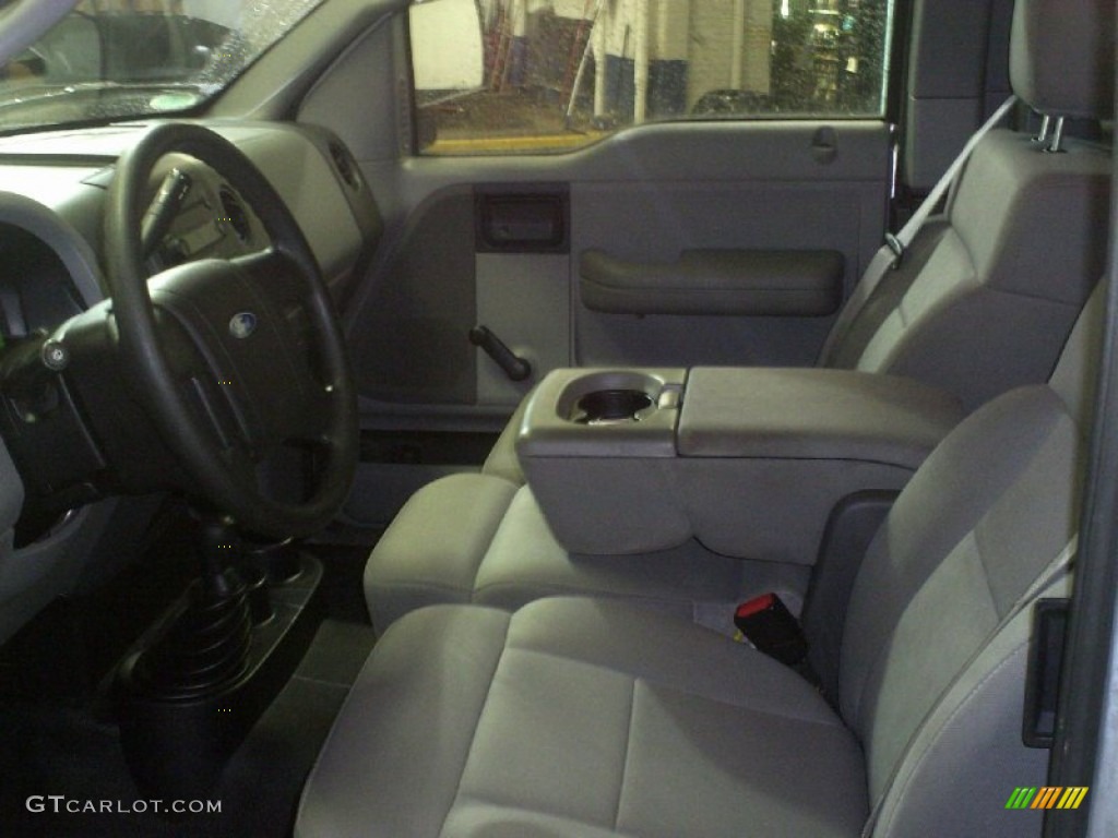 2005 F150 STX SuperCab 4x4 - Silver Metallic / Medium Flint Grey photo #10