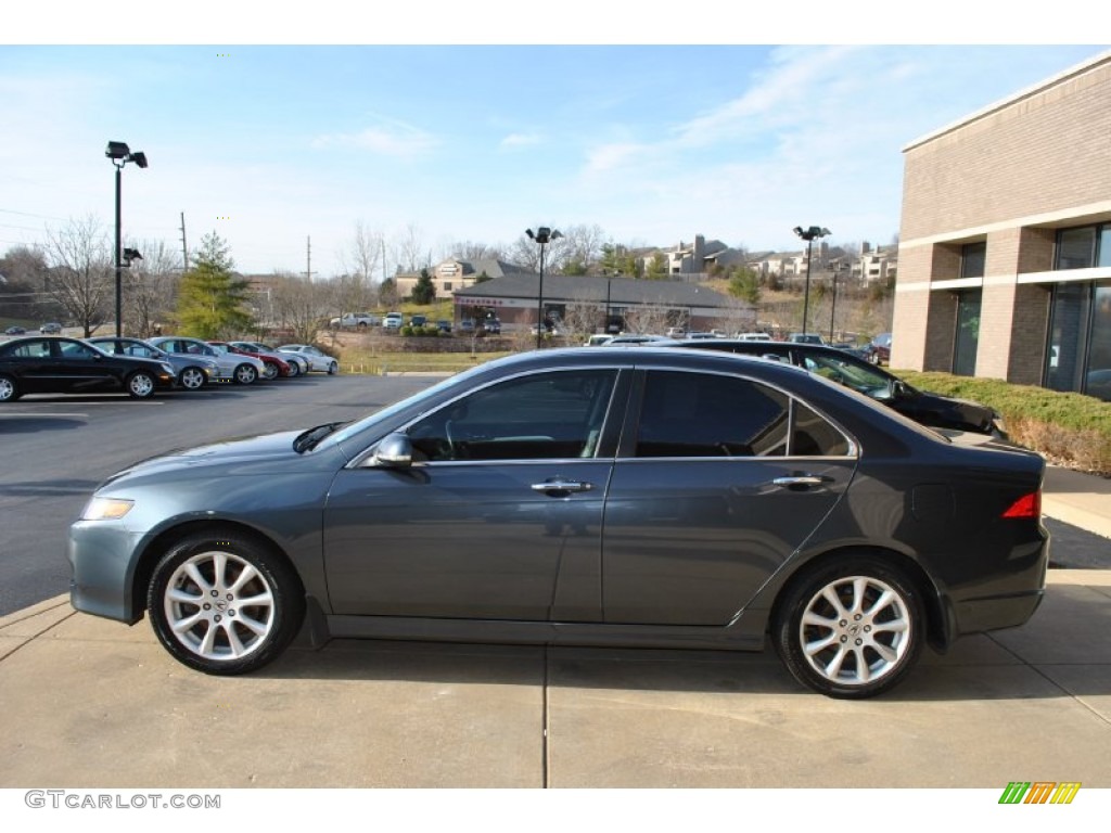 Carbon Gray Pearl 2006 Acura TSX Sedan Exterior Photo #75859036