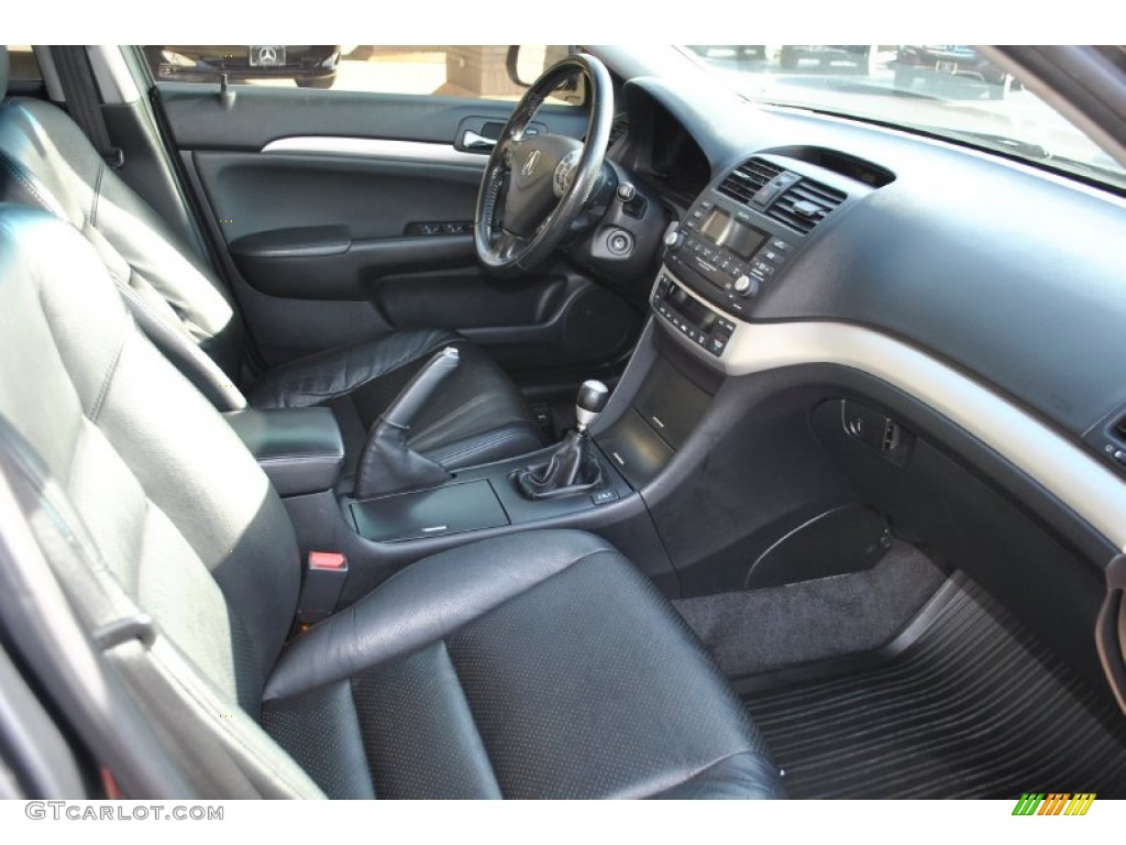 Ebony Black Interior 2006 Acura TSX Sedan Photo #75859153