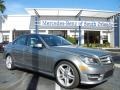 2013 Palladium Silver Metallic Mercedes-Benz C 250 Sport  photo #1