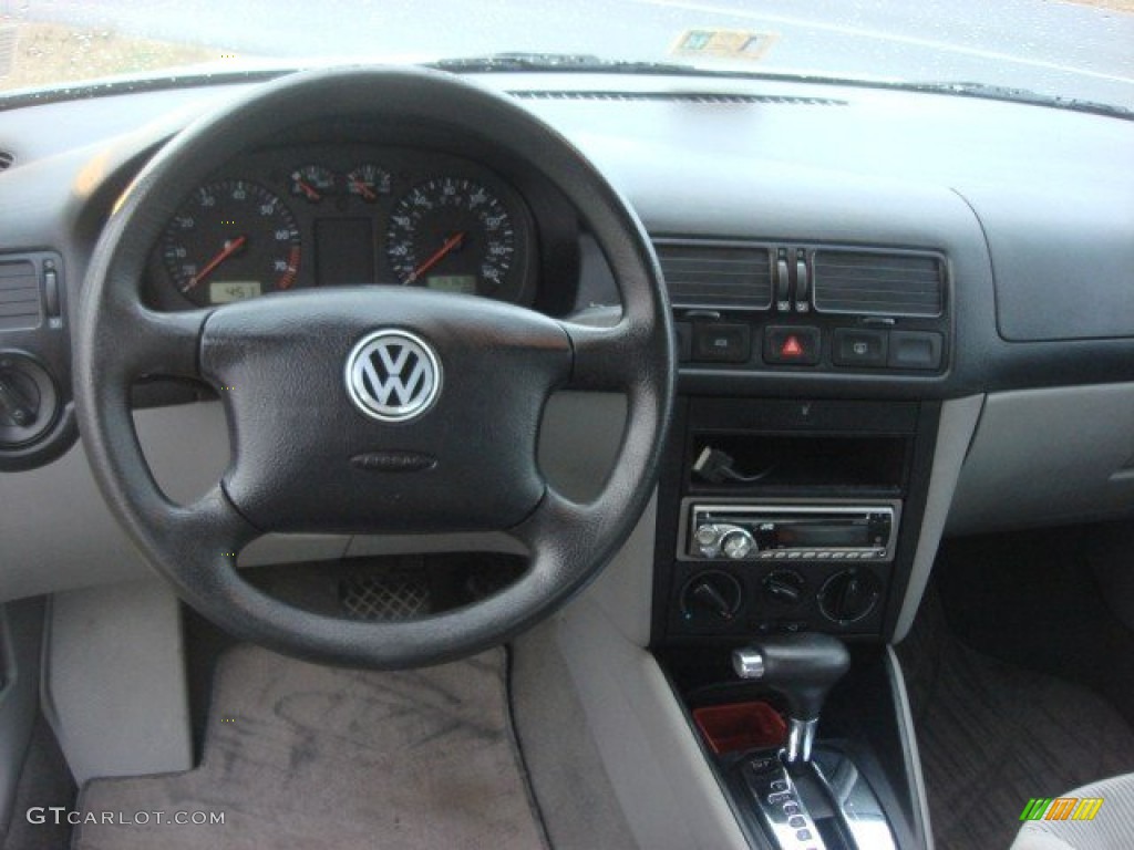 2001 Jetta GLS 1.8T Sedan - Snow White / Grey photo #10