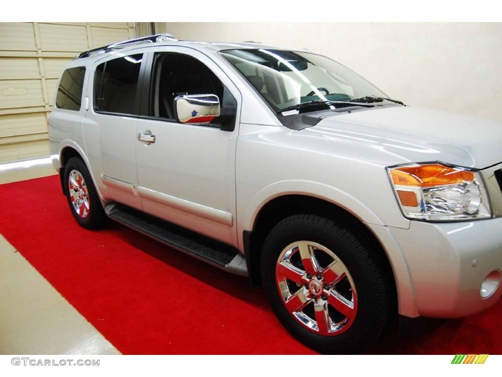 Brilliant Silver Nissan Armada