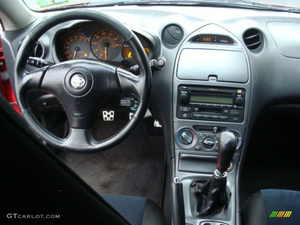 2003 Celica GT-S - Absolutely Red / Black/Deep Blue photo #7
