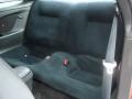 2003 Toyota Celica Black/Deep Blue Interior Rear Seat Photo