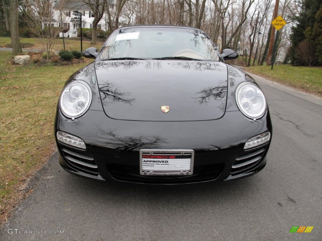 2010 911 Carrera 4S Cabriolet - Black / Natural Brown photo #2