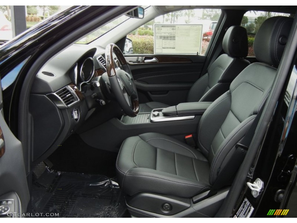 Black Interior 2013 Mercedes-Benz ML 350 4Matic Photo #75862200