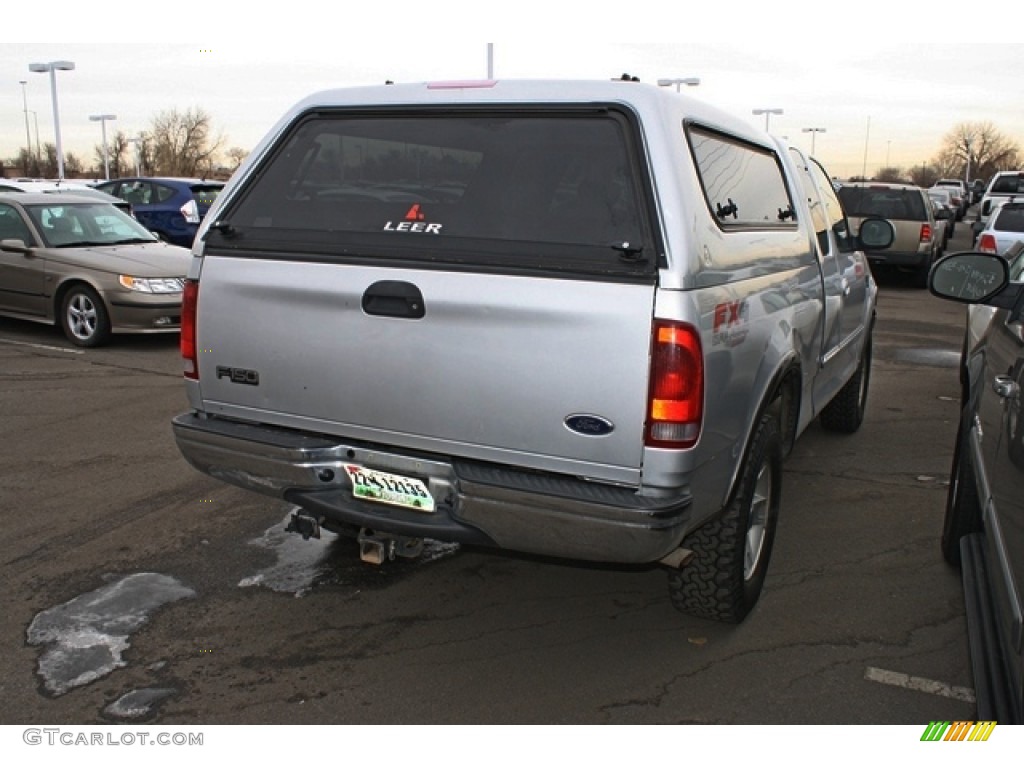 2002 F150 FX4 SuperCab 4x4 - Silver Metallic / Medium Graphite photo #2