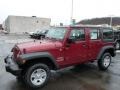 2013 Deep Cherry Red Crystal Pearl Jeep Wrangler Unlimited Sport 4x4  photo #1