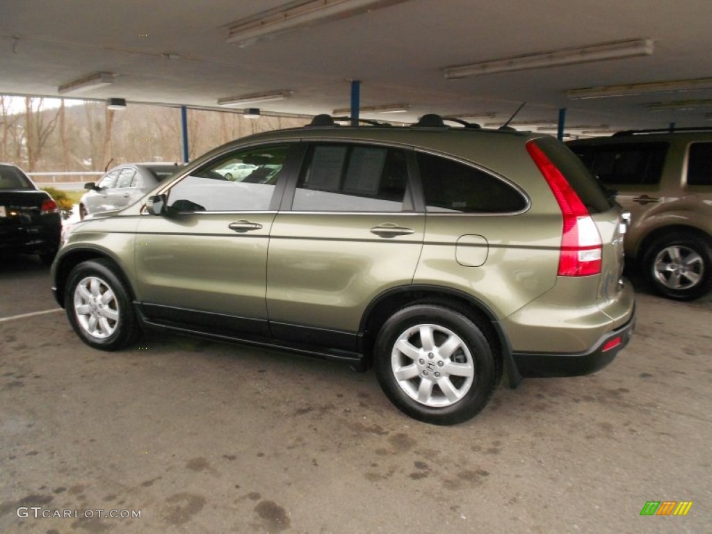 2009 CR-V EX-L 4WD - Green Tea Metallic / Ivory photo #30