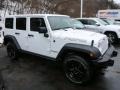 2013 Bright White Jeep Wrangler Unlimited Moab Edition 4x4  photo #9
