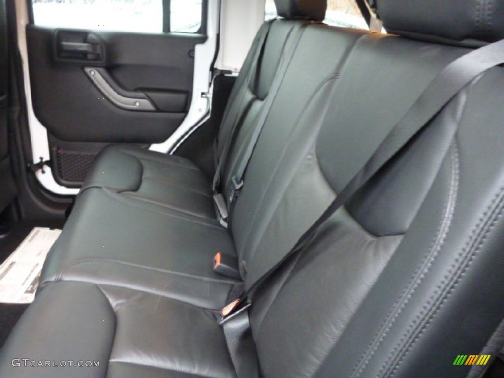 2013 Jeep Wrangler Unlimited Moab Edition 4x4 Rear Seat Photo #75863830