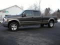 2005 Dark Stone Metallic Ford F250 Super Duty Lariat Crew Cab 4x4  photo #2