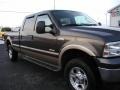 2005 Dark Stone Metallic Ford F250 Super Duty Lariat Crew Cab 4x4  photo #18