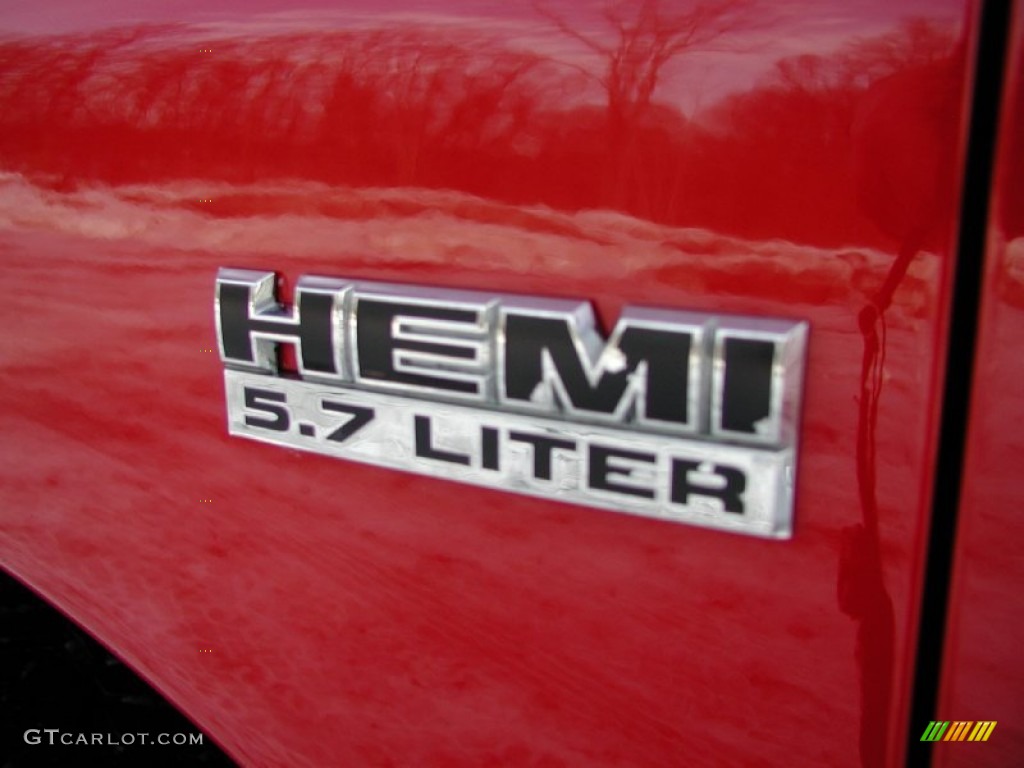 2006 Ram 1500 SLT Quad Cab 4x4 - Flame Red / Medium Slate Gray photo #26