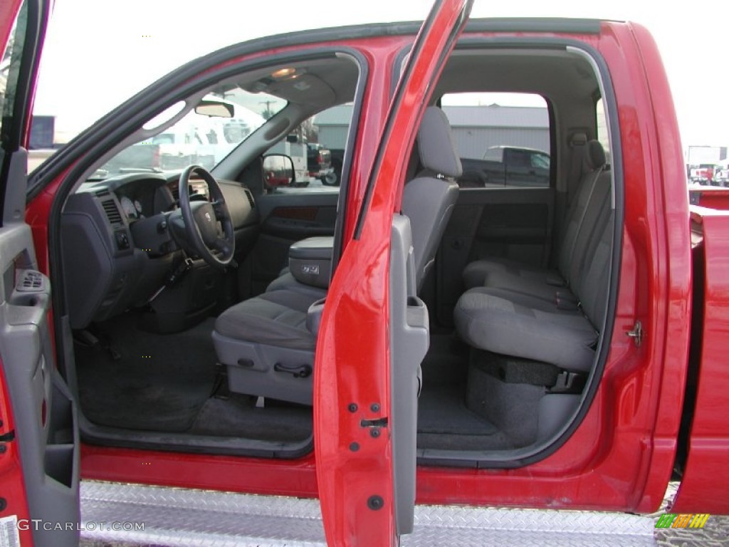 2006 Ram 1500 SLT Quad Cab 4x4 - Flame Red / Medium Slate Gray photo #33