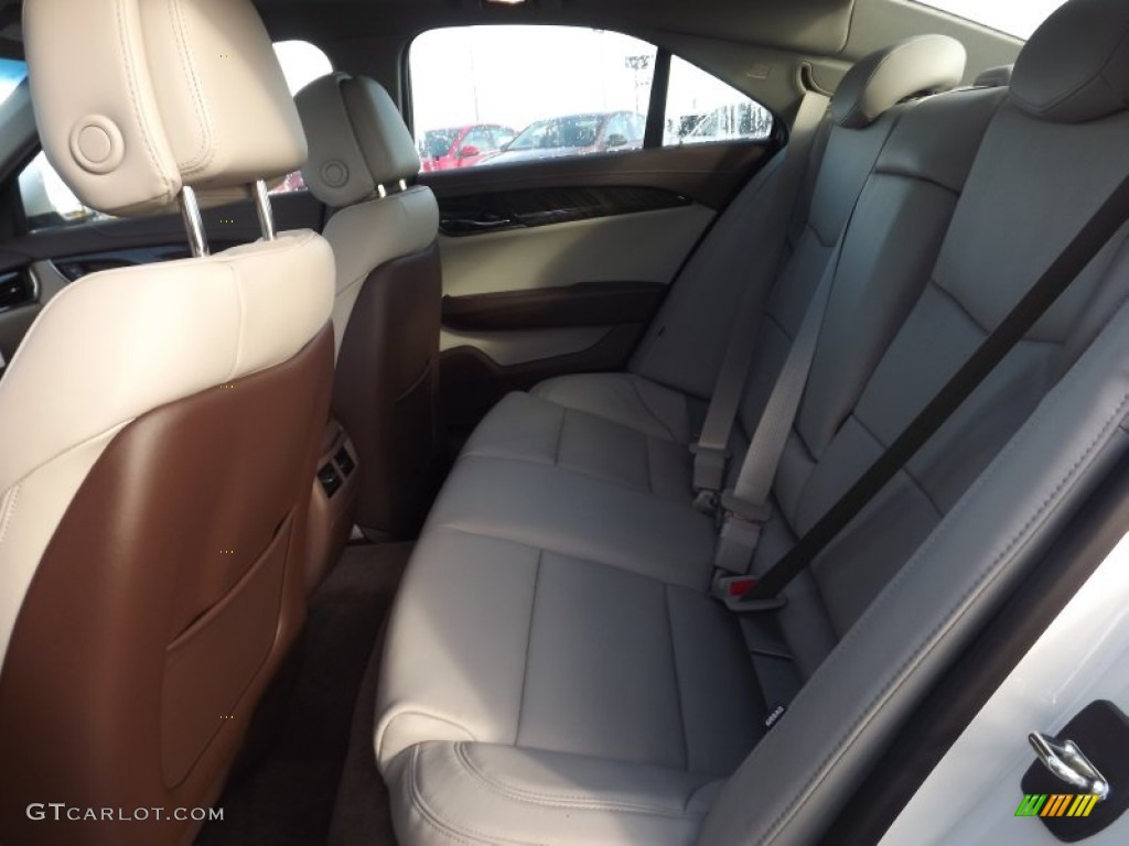 Light Platinum/Brownstone Accents Interior 2013 Cadillac ATS 2.5L Luxury Photo #75866392