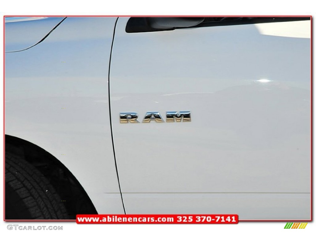 2010 Ram 1500 ST Quad Cab - Stone White / Dark Slate/Medium Graystone photo #3