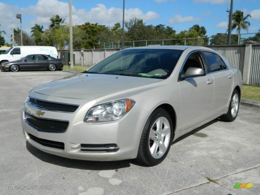 Gold Mist Metallic 2009 Chevrolet Malibu LS Sedan Exterior Photo #75867962