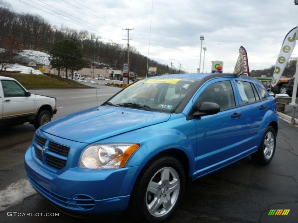 2008 Caliber SE - Surf Blue Pearl / Dark Slate Gray photo #1