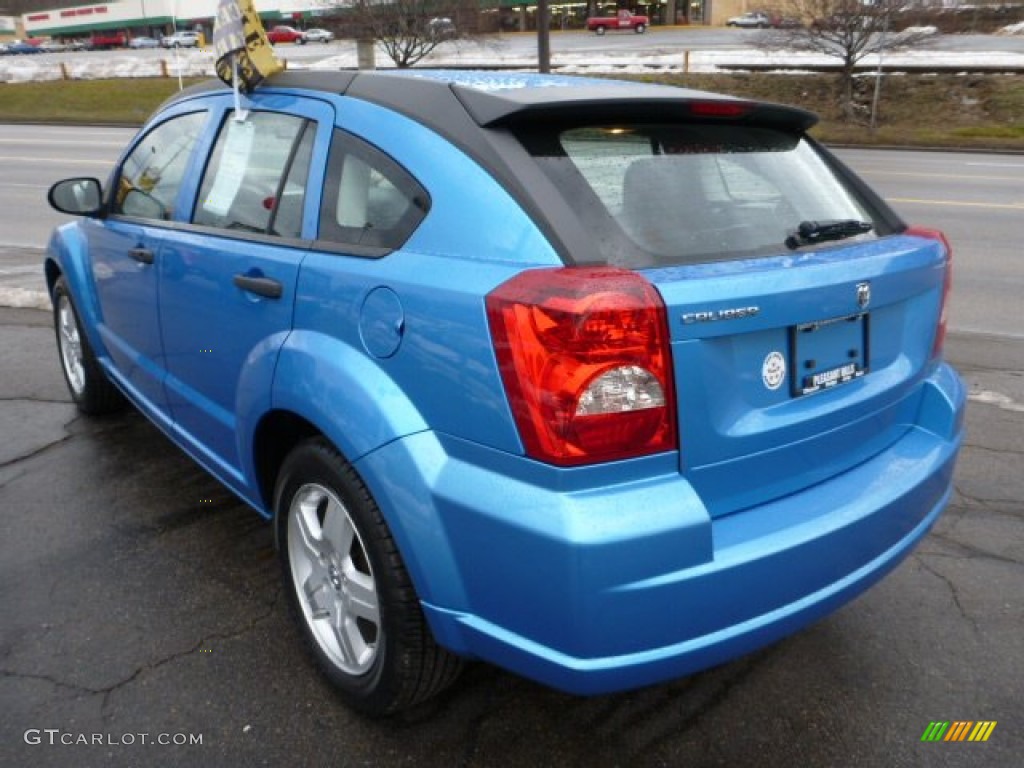 2008 Caliber SE - Surf Blue Pearl / Dark Slate Gray photo #3