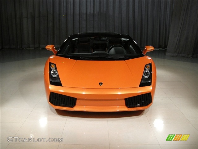 2006 Gallardo Spyder E-Gear - Pearl Orange / Black photo #4