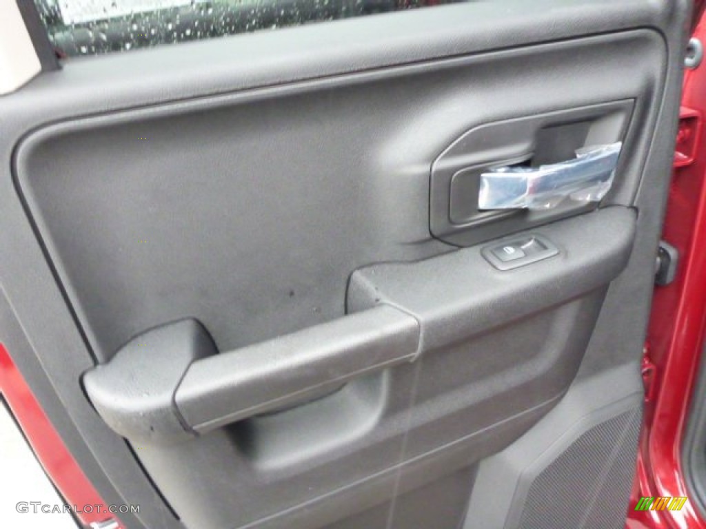 2013 Ram 1500 Sport Quad Cab 4x4 Black Door Panel Photo #75869581