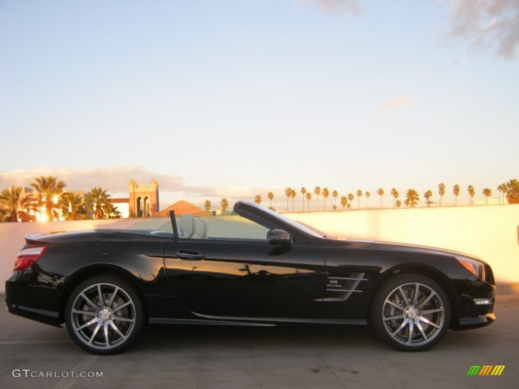 Black 2013 Mercedes-Benz SL 63 AMG Roadster Exterior Photo #75869775
