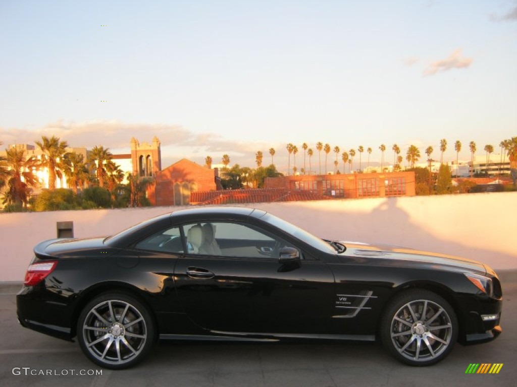 Black 2013 Mercedes-Benz SL 63 AMG Roadster Exterior Photo #75869845