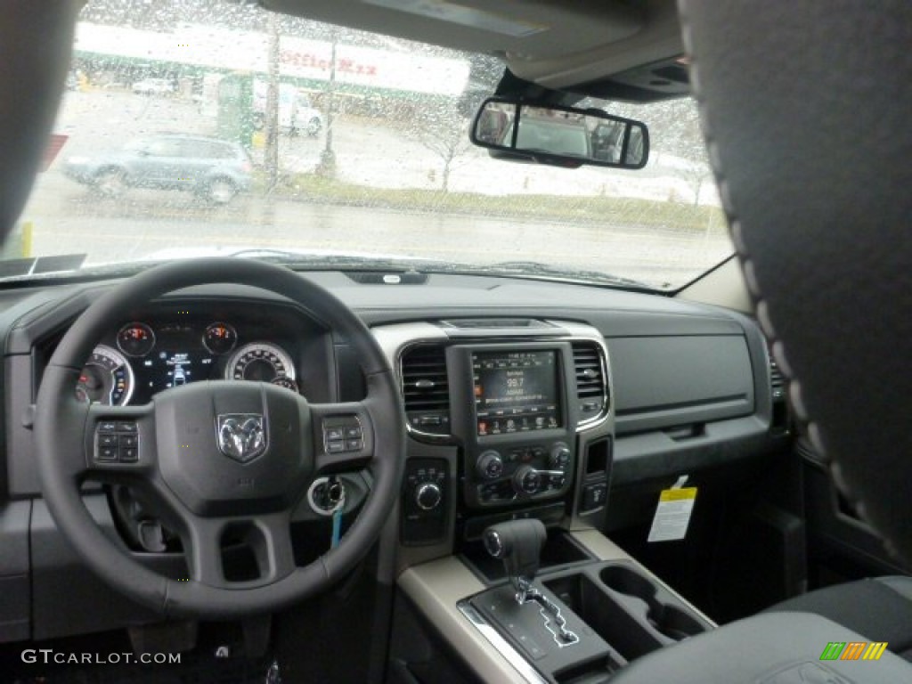 2013 Ram 1500 Sport Quad Cab 4x4 Black Dashboard Photo #75869899