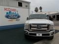 2013 White Platinum Tri-Coat Ford F250 Super Duty Platinum Crew Cab 4x4  photo #1